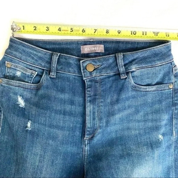 NEW DL1961 Mara Ankle High Rise Straight in Ravine Size 29 - Picture 4 of 13